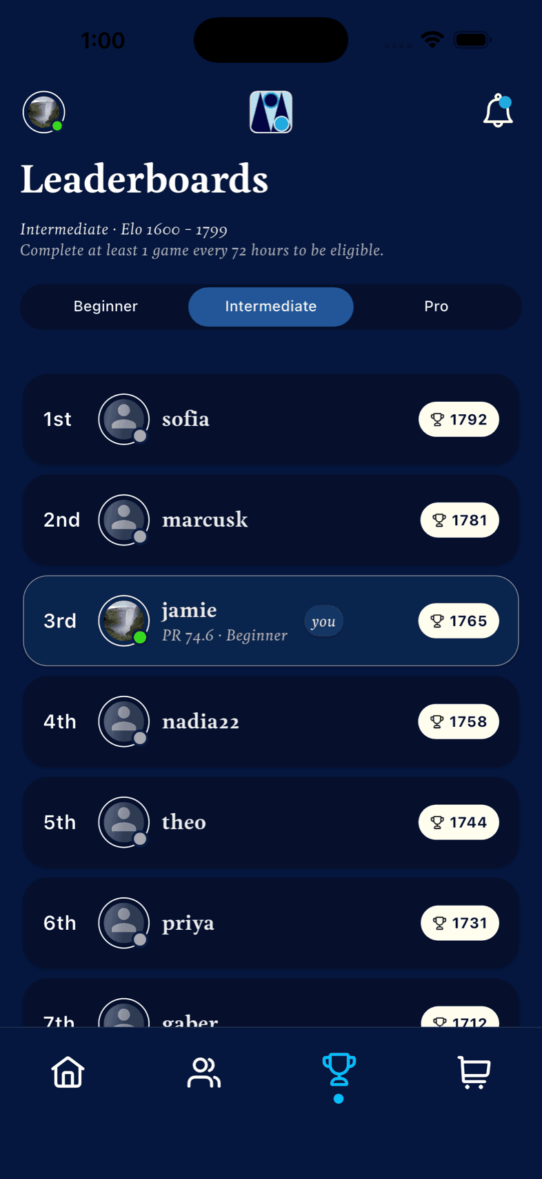 FriendGammon on mobile